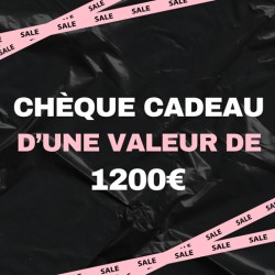 Chèque cadeau d'une valeur...