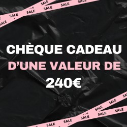 Chèque cadeau d'une valeur...