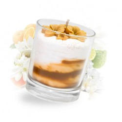 Bougie artisanale fleur...